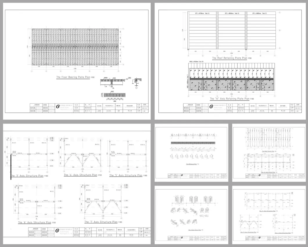 Estructura de acero modular Peb para logística con paneles de pared y techo de alta calidad