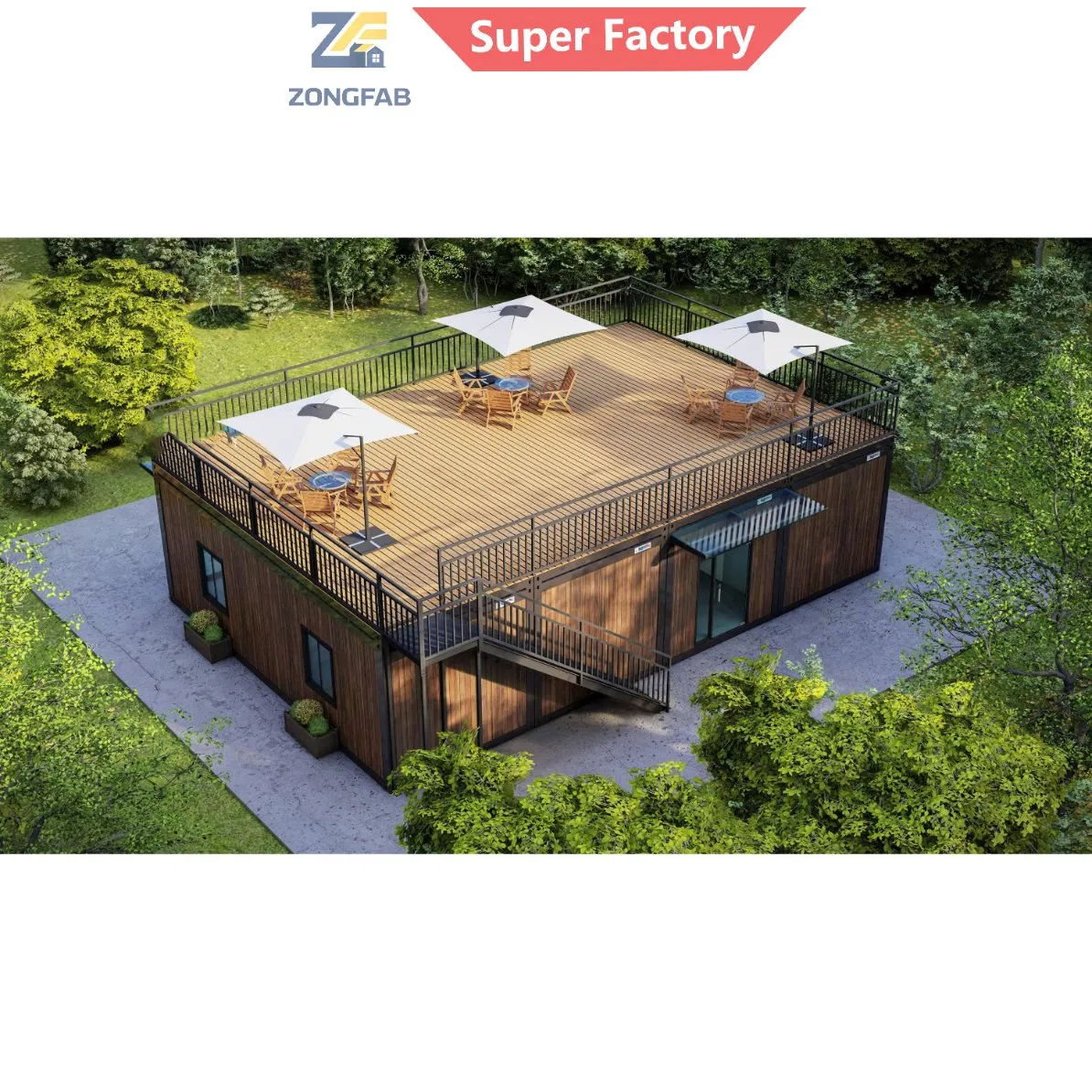 Precio de fábrica villa glamping oficina en el jardín resort casa de abuela alojamiento Airbnb vivienda residencial construcción modular prefabricada de contenedores
