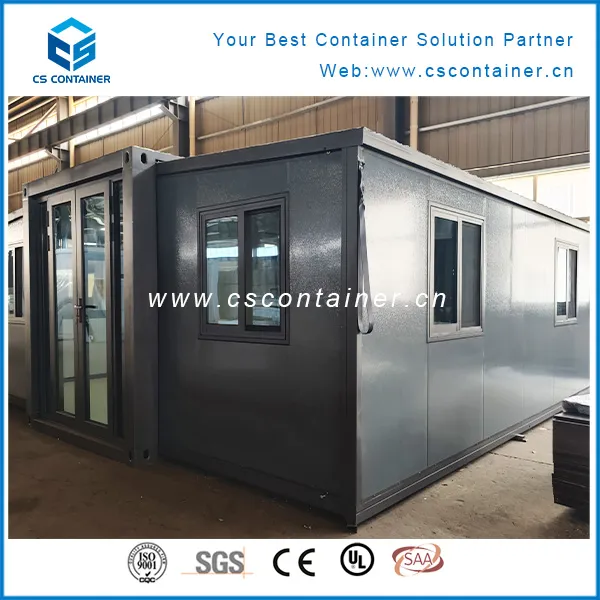 Casa modular portátil plegable expandible de contenedor prefabricado