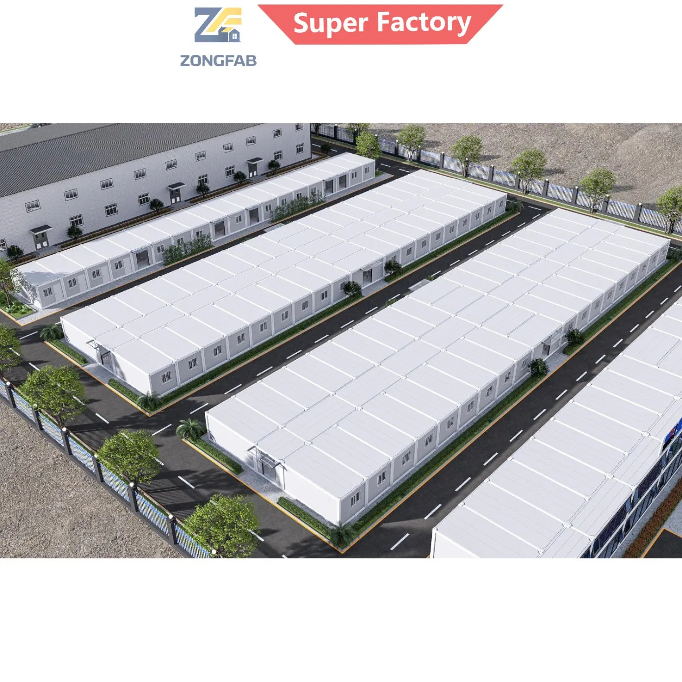 Instalación Rápida Instalación Sitio Alojamiento Temporal Campamento Alojamiento para Trabajadores Vivienda Prefabricada Modular Contenedor