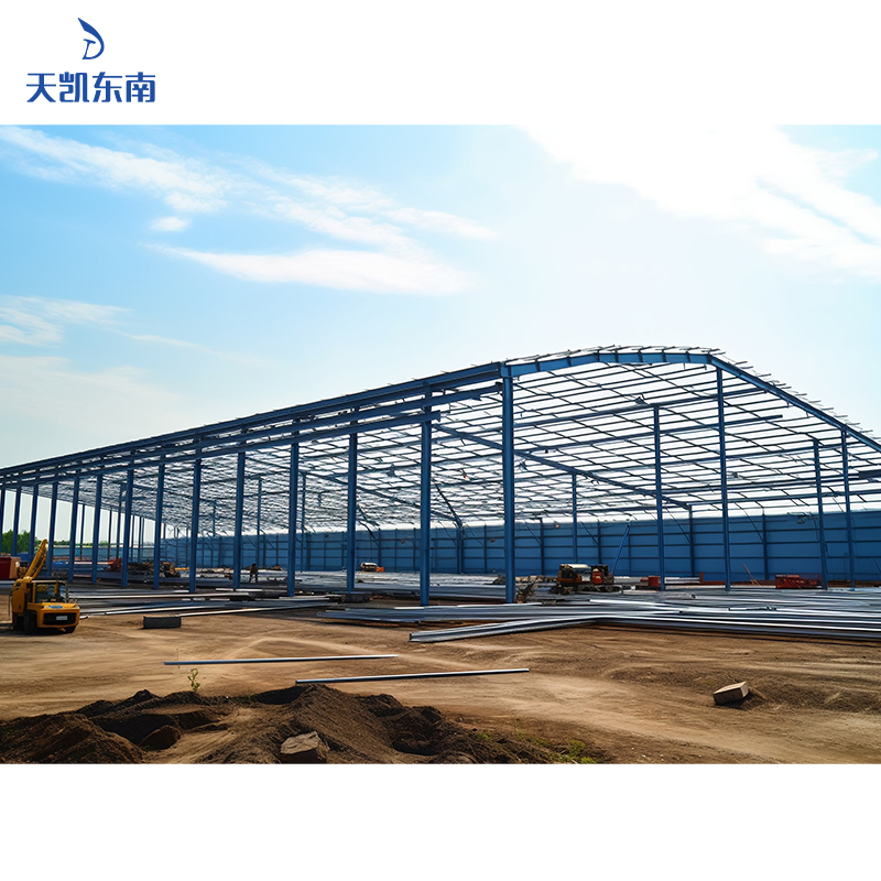 Construcción modular de gran espacio duradera y prefabricada para taller de fábrica y casa de almacenamiento