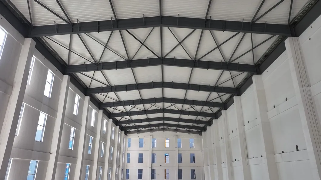 Estructura modular y prefabricada de acero para edificio de almacén industrial