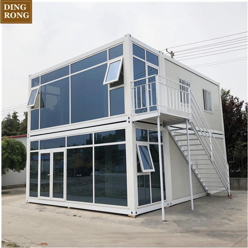Estructura modular prefabricada de acero, oficina en contenedor, edificio de apartamentos portátiles