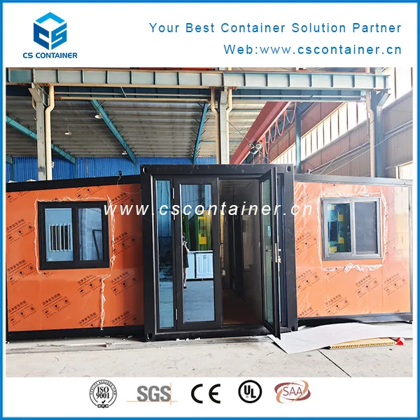Casa modular portátil plegable expandible de contenedor prefabricado