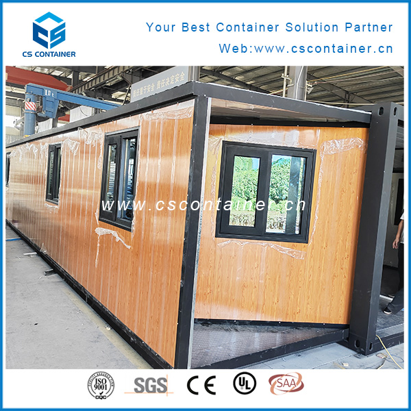 Casa modular portátil plegable expandible de contenedor prefabricado
