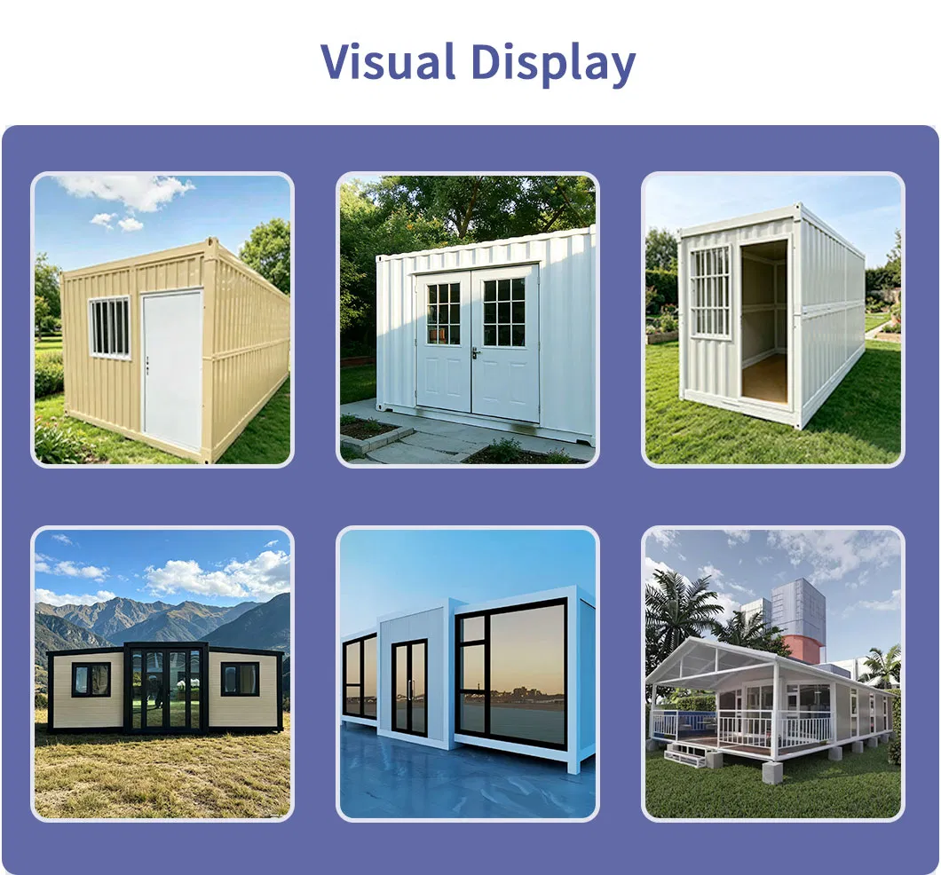Prefabricated Prefab Capsule House Modular House Double Insulation Wall Energy Efficient Double Wing Expandable House