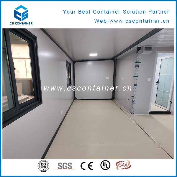 Casa modular portátil plegable expandible de contenedor prefabricado