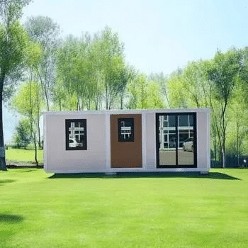 Pintura anticorrosiva para casa modular de acero prefabricada portátil en paquete plano
