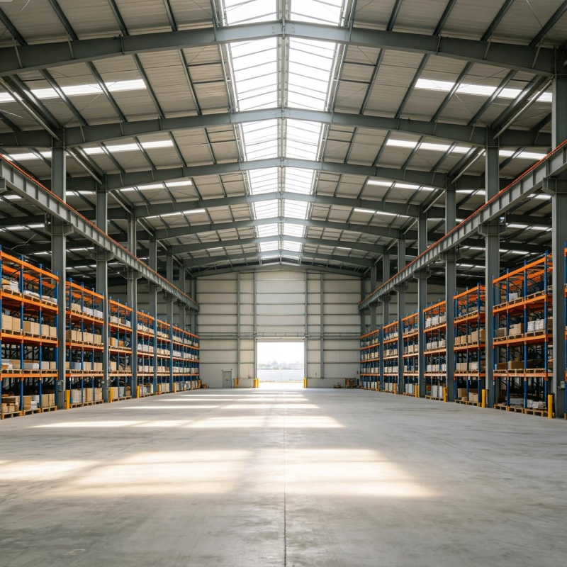 Modular Expandable Steel Structure Warehouse Building for Future Business Growth Need