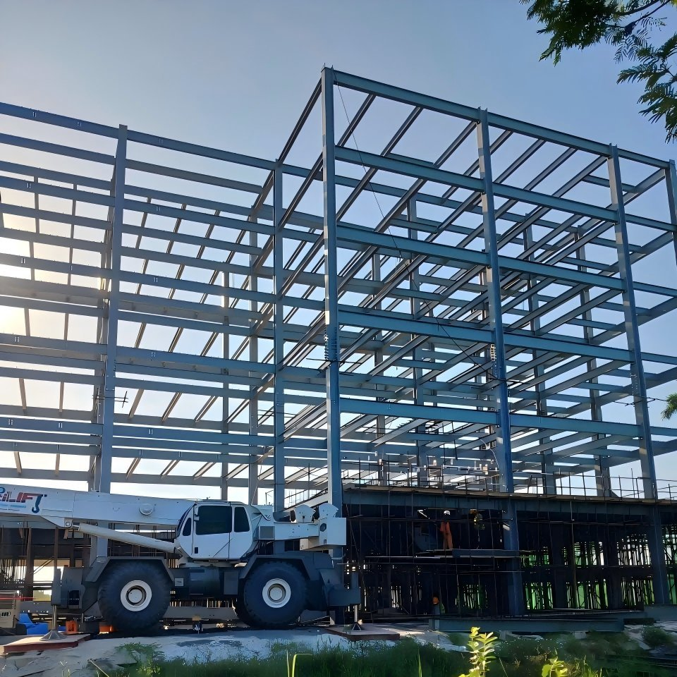 Edificio modular de gran altura prefabricado para oficinas comerciales industriales de estructura de acero