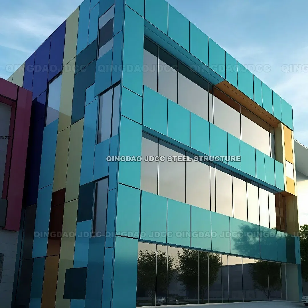 Casa modular de acero moderna portátil, edificio de garaje de metal, edificio prefabricado de almacén, cobertizo industrial, edificio de almacén, casa prefabricada