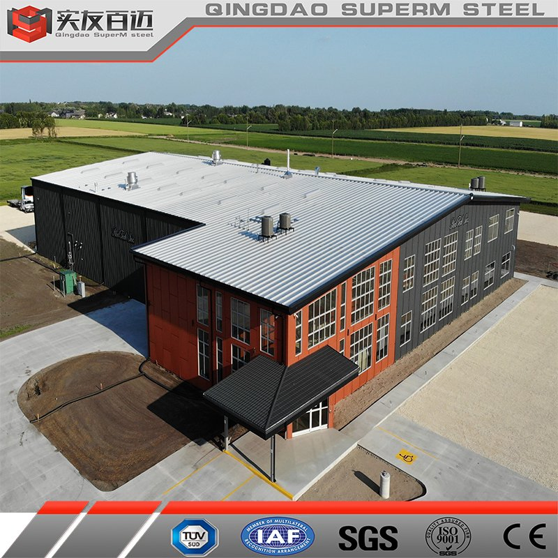 Estructuras de oficinas modulares prefabricadas de acero, construcción rápida y flexible