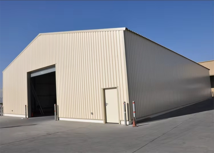 Estructura modular prefabricada de metal ligero, marco de acero, granero, gallinero, garaje, villa, cobertizo, almacén, taller, fábrica, edificio de casas
