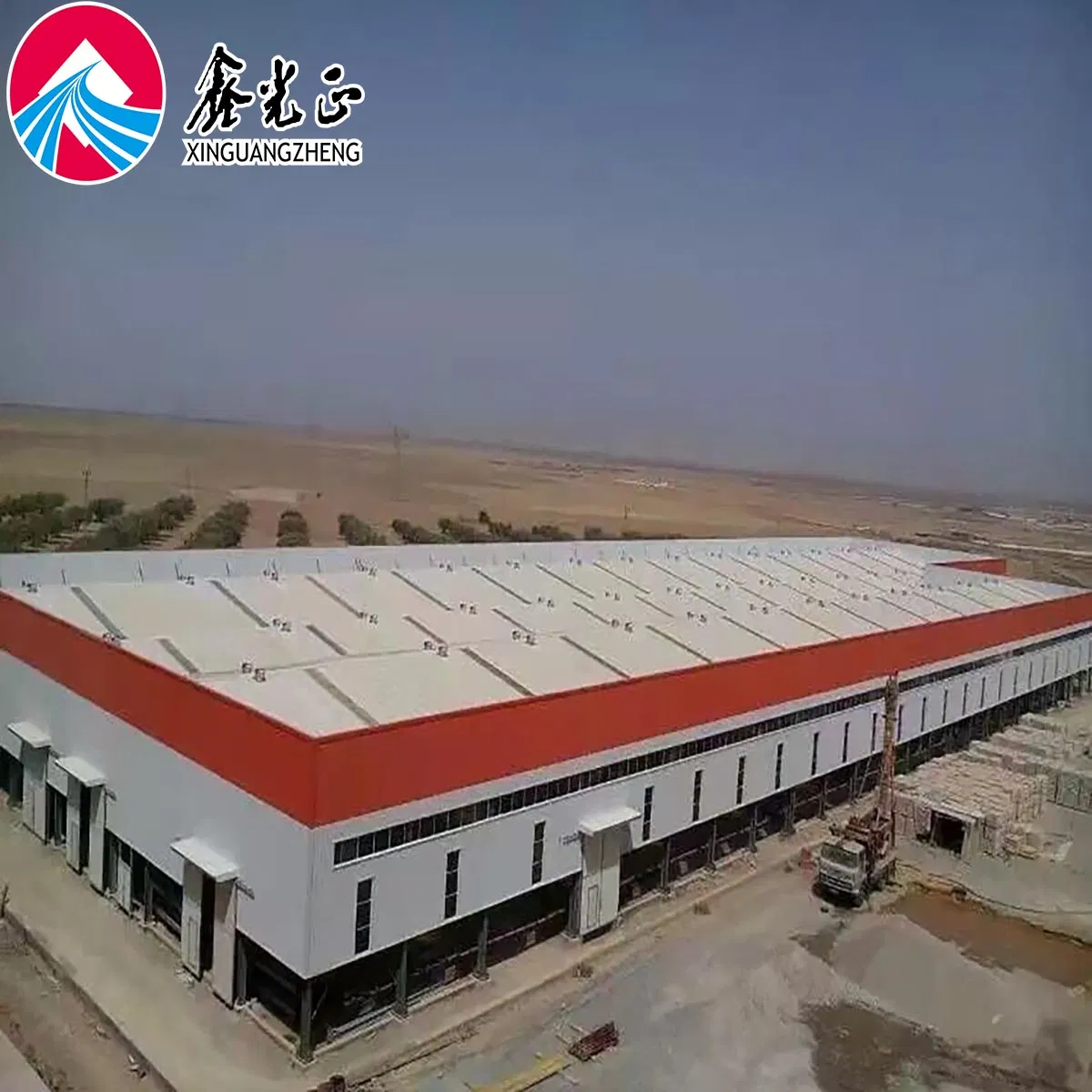 Estructura modular de acero portátil prefabricada con revestimiento galvanizado