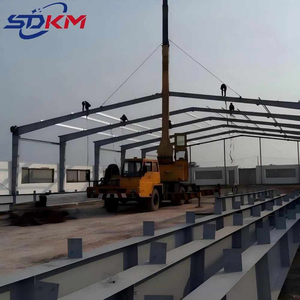 Casa prefabricada industrial, oficina, hotel, almacén, hangar, cobertizo, hospital, estadio, granja avícola, taller, construcción, estructura de acero, edificio modular