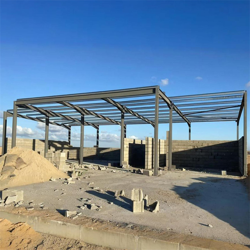 Diseño modular de edificio de estructura de acero eficiente en energía con paneles aislantes