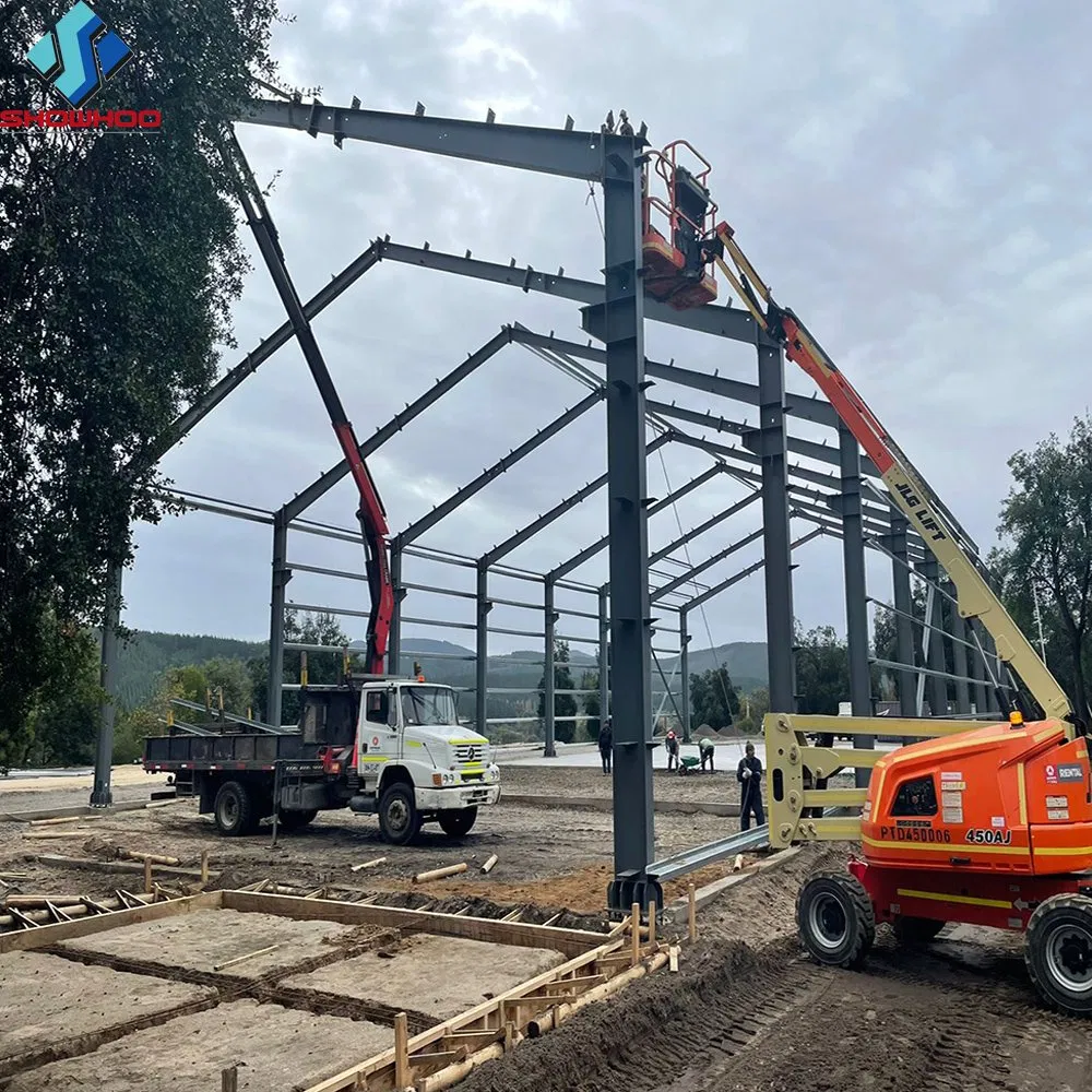 Garaje de acero modular prefabricado y hangar portátil - Edificio de acero relocatable para uso temporal de vehículos y aeronaves