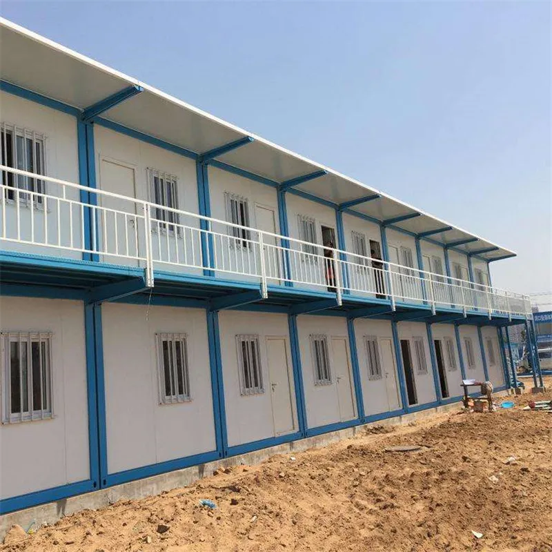 Edificio modular plegable portátil económico para dormitorio y almacén