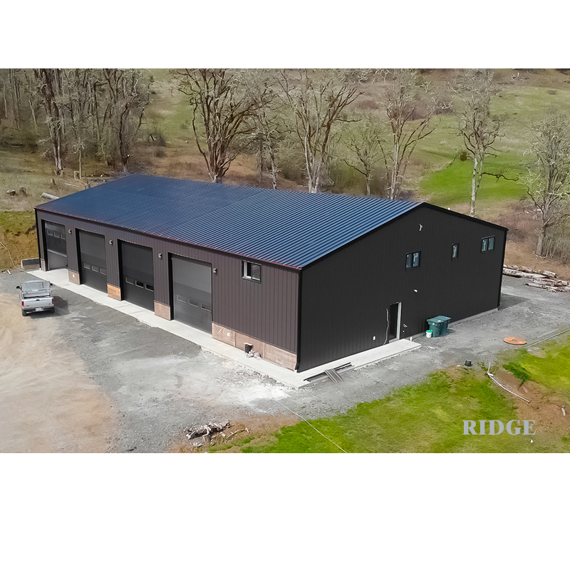 Industria modular prefabricada comercial de estructura de metal y acero para la construcción de talleres