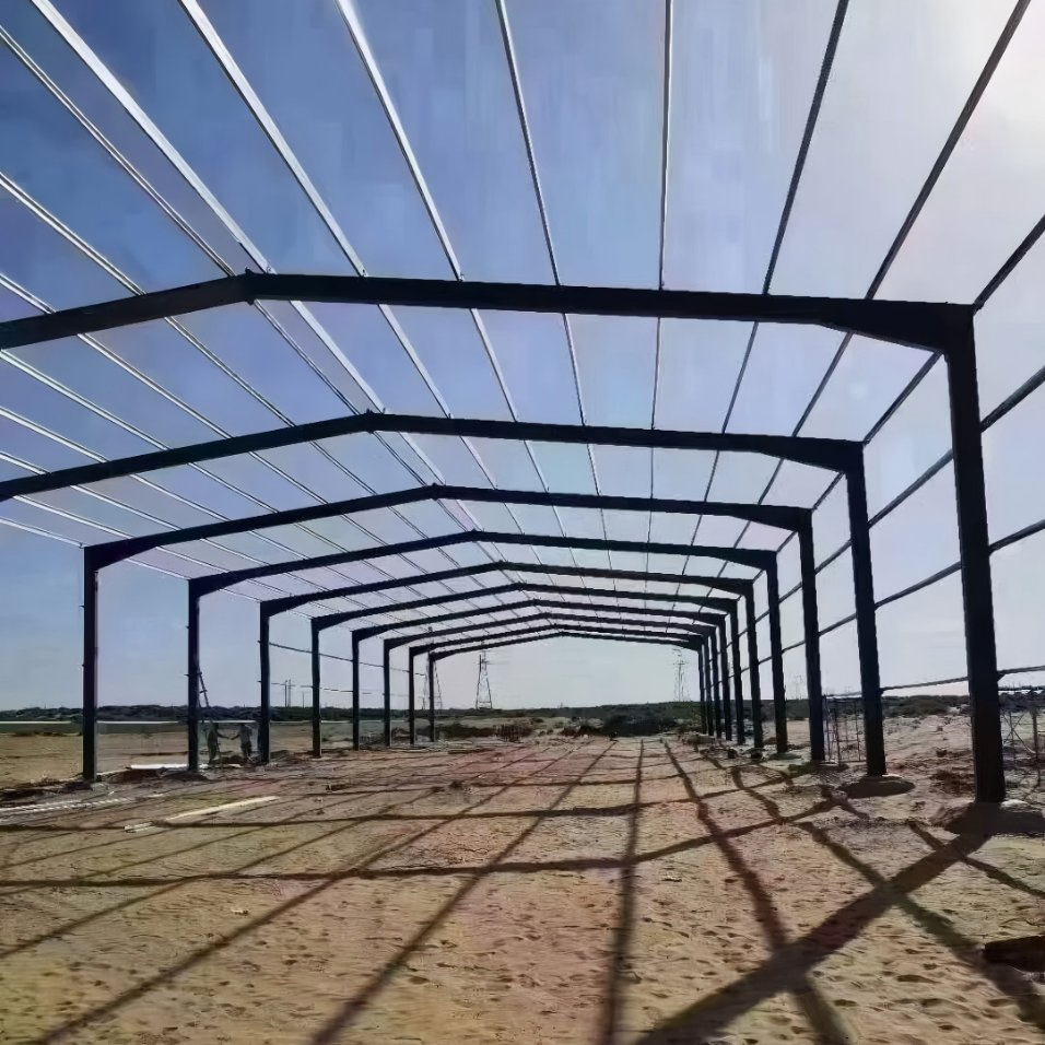 High Performance Customized Easy to Install Metal Prefabricated Hangar Steel Structure Building
