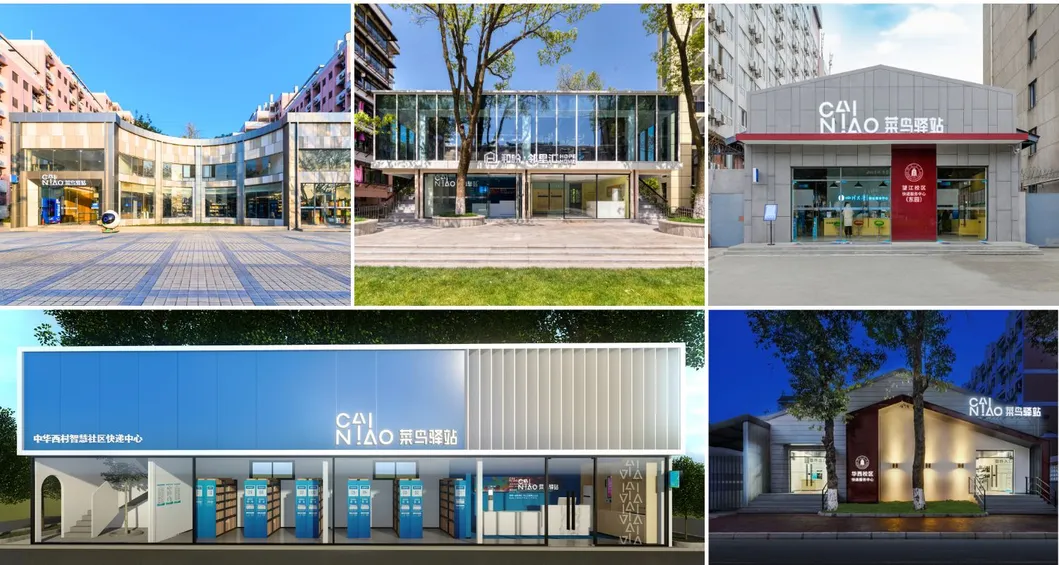 Estaciones modulares instaladas