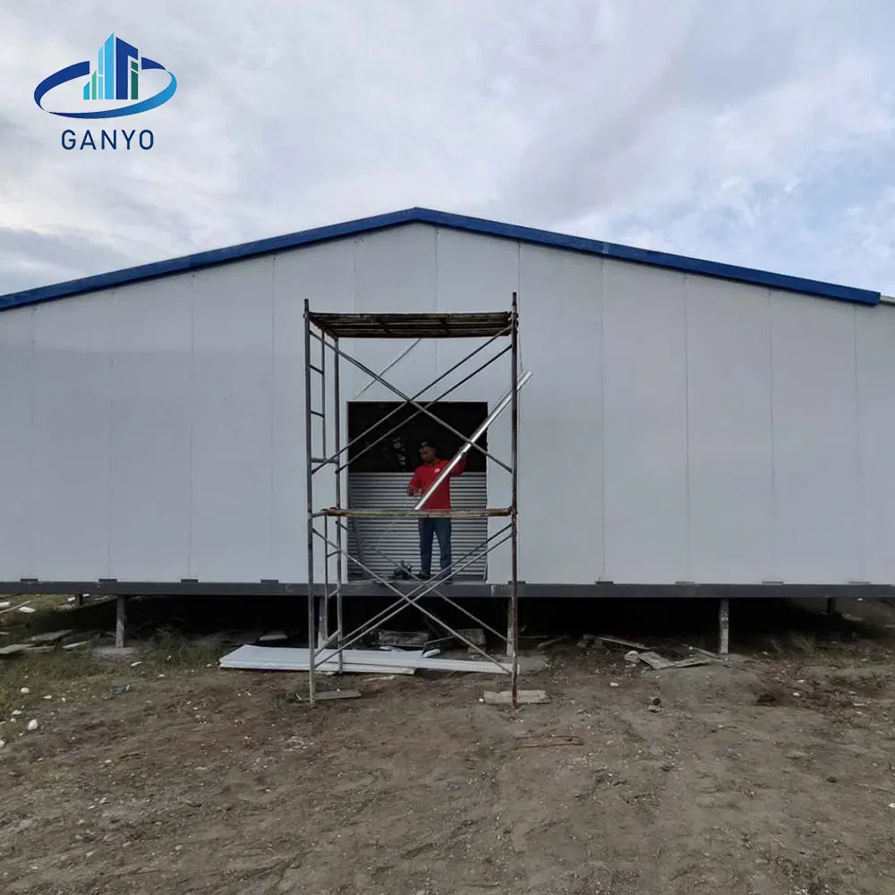 Edificio modular prefabricado temporal de acero resistente a terremotos de ensamblaje rápido