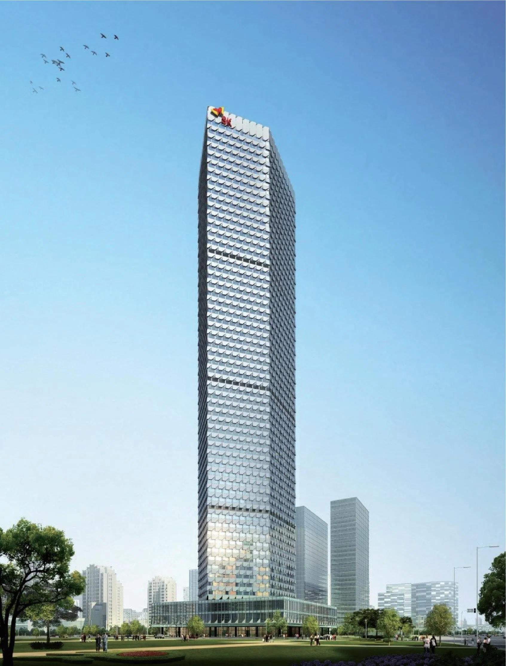 Edificio de acero de múltiples plantas de alto rendimiento para proyectos de alta gama modular eficiente