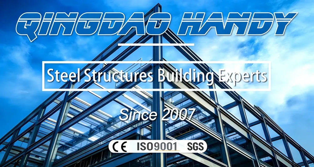 Estructura industrial de almacén, taller y hangar prefabricado de acero modular personalizable