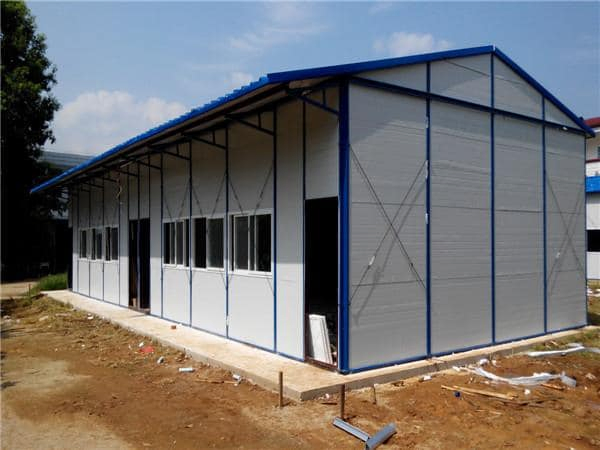 Casa modular móvil de campamento de trabajo, casa prefabricada tipo K, edificio de dormitorio modular