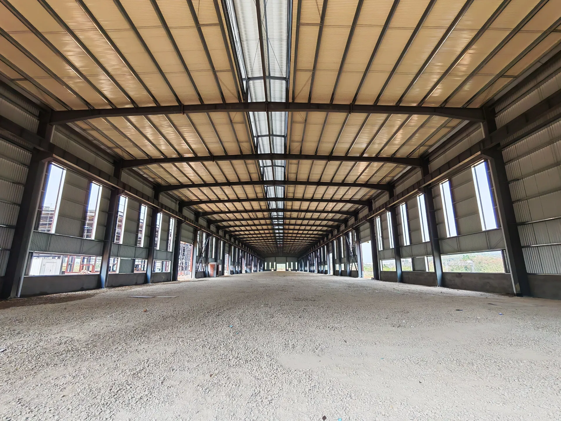 Estructura modular de acero industrial portátil prefabricada para fábrica