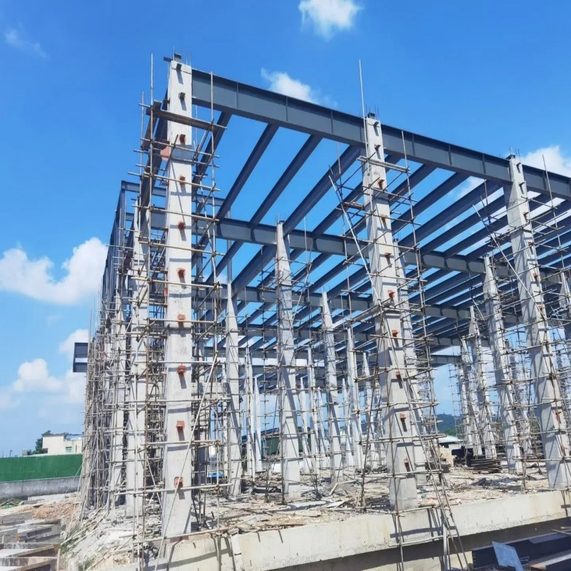 Construcción Modular Prefabricada Estructura de Acero Edificio para Soluciones de Almacén Industrial