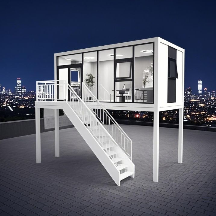 Casas modulares personalizables de alta demanda, edificios portátiles, dormitorios, apartamentos y más—todos con instalación rápida