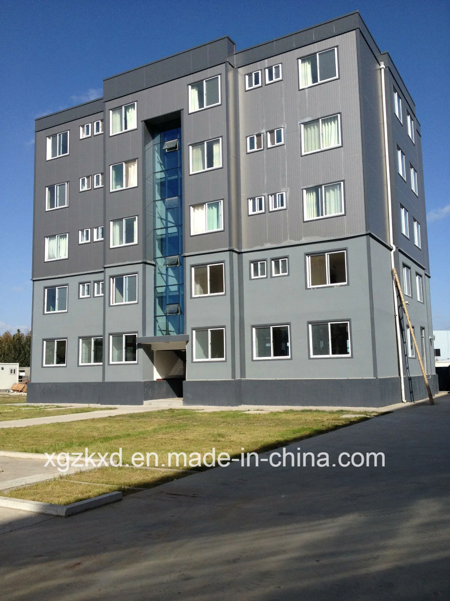 Edificio residencial modular de varios pisos