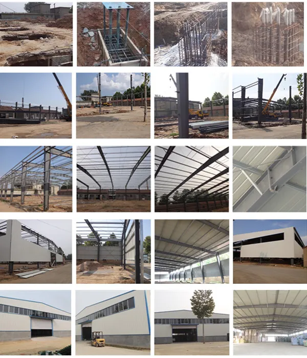 La estructura de bastidor de acero Modular Industrial depósitos prefabricados para la construcción de la construcción