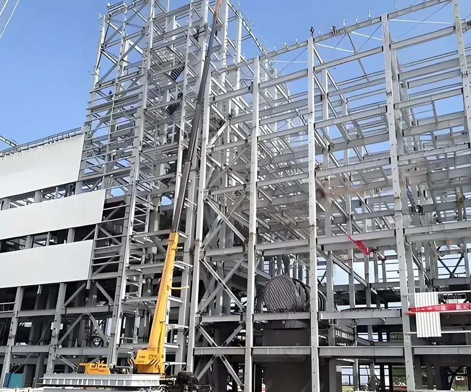 Estructura de acero modular prefabricada personalizable de varios pisos para hotel, oficinas y viviendas