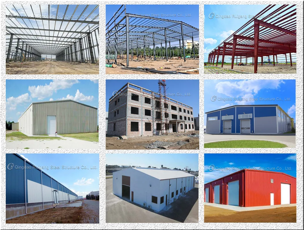 Estructura de acero modular Peb para logística con paneles de pared y techo de alta calidad