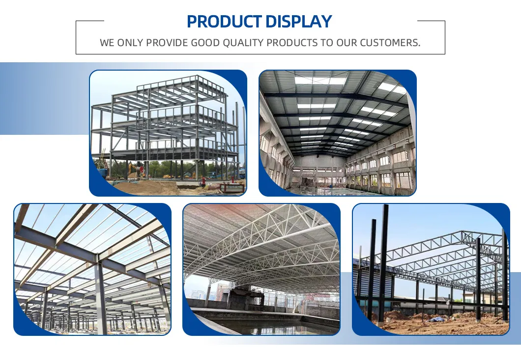 Taller personalizado de alta calidad, almacén prefabricado, estructura de acero, edificio modular