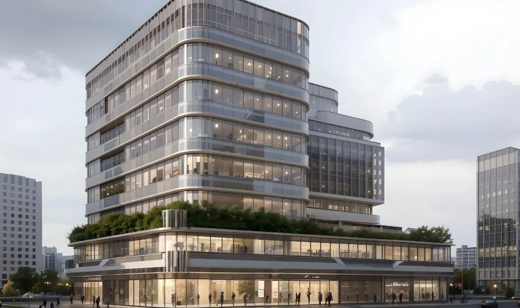 Edificio modular de gran altura de acero prefabricado para oficinas comerciales industriales