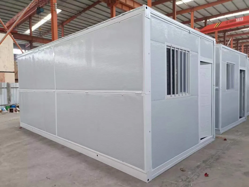 Edificio modular plegable portátil económico para dormitorio y almacén