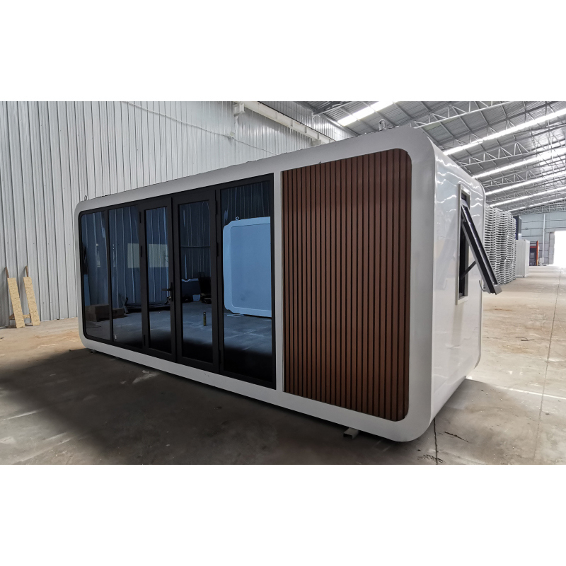 Fábrica personalizada de cápsulas prefabricadas de lujo, casas diminutas modulares prefabricadas económicas