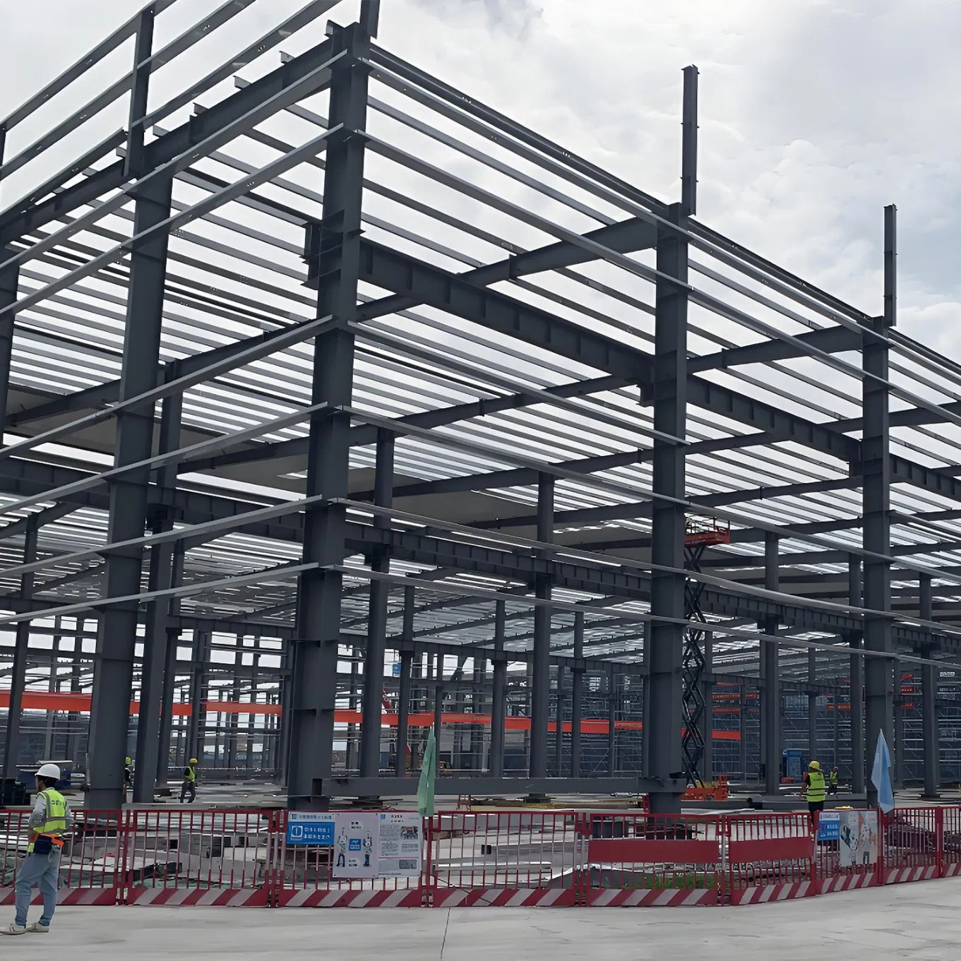 Estructura de acero modular diseñada para un ensamblaje rápido