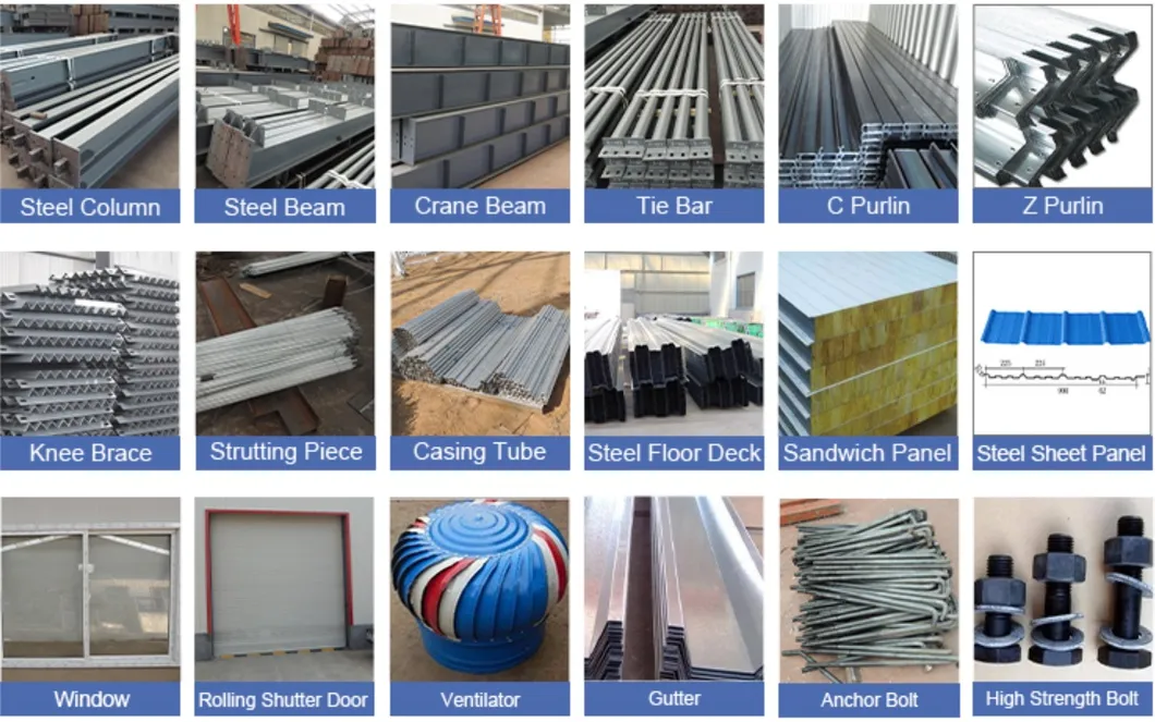 La estructura de bastidor de acero Modular Industrial depósitos prefabricados para la construcción de la construcción