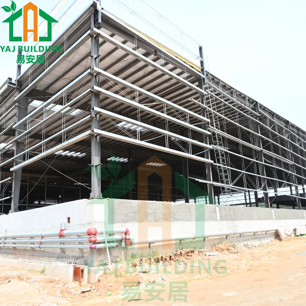 Nuevo diseño de estructura de acero almacén modular construido taller prefabricado edificio escolar prefabricado