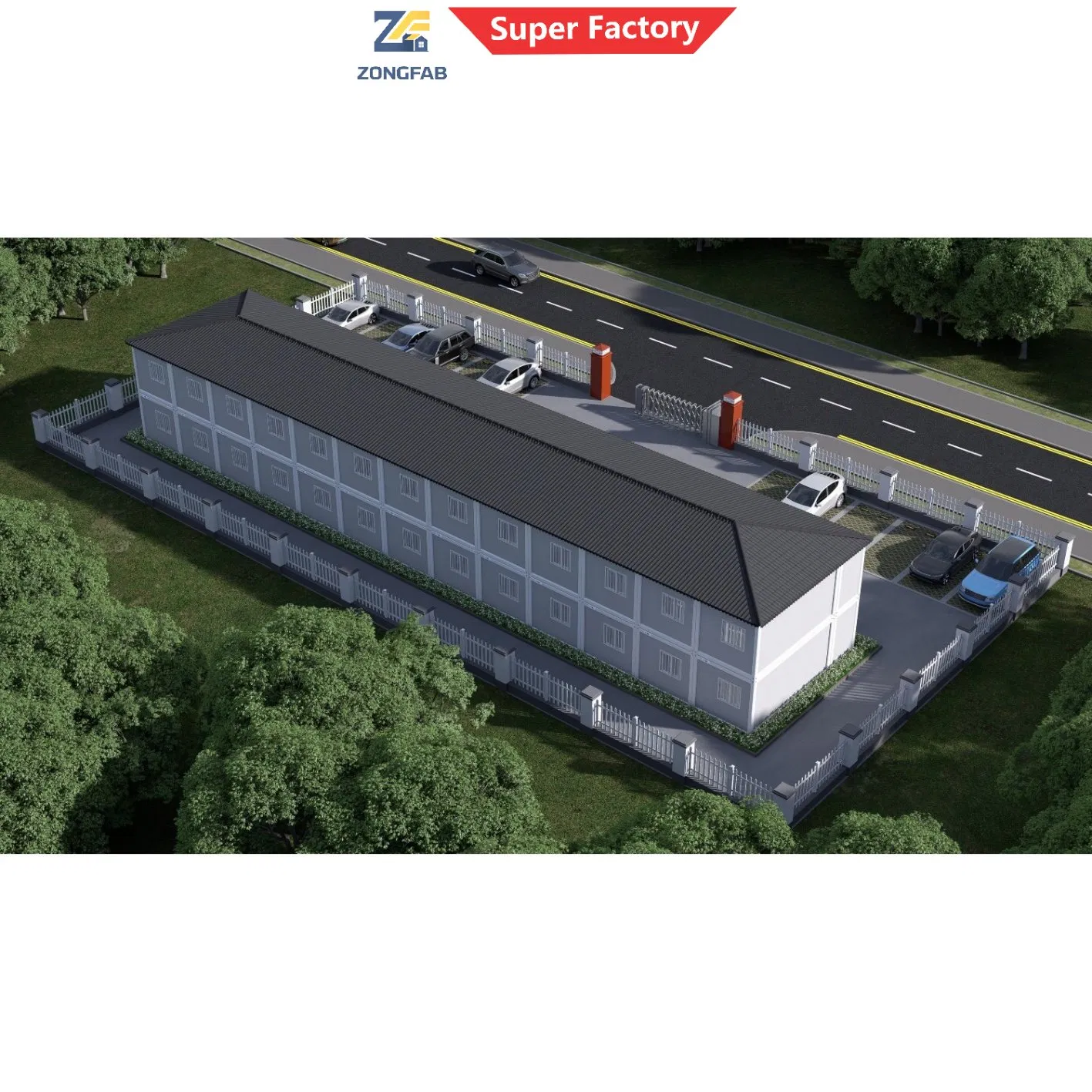 Alojamiento para trabajadores de acero residencial prefabricado edificio contenedor vivienda oficina comercial negocio escuela