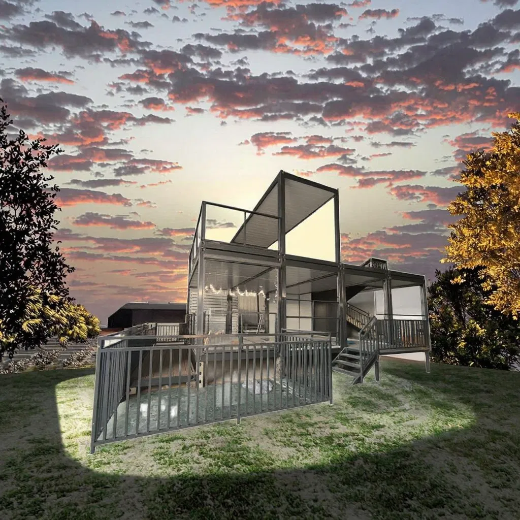 Alquiler a Largo Plazo Contenedor Desmontable 20FT 30FT 40FT Casa Modular para Unidad de Arrendamiento Residencial Permanente en Venta