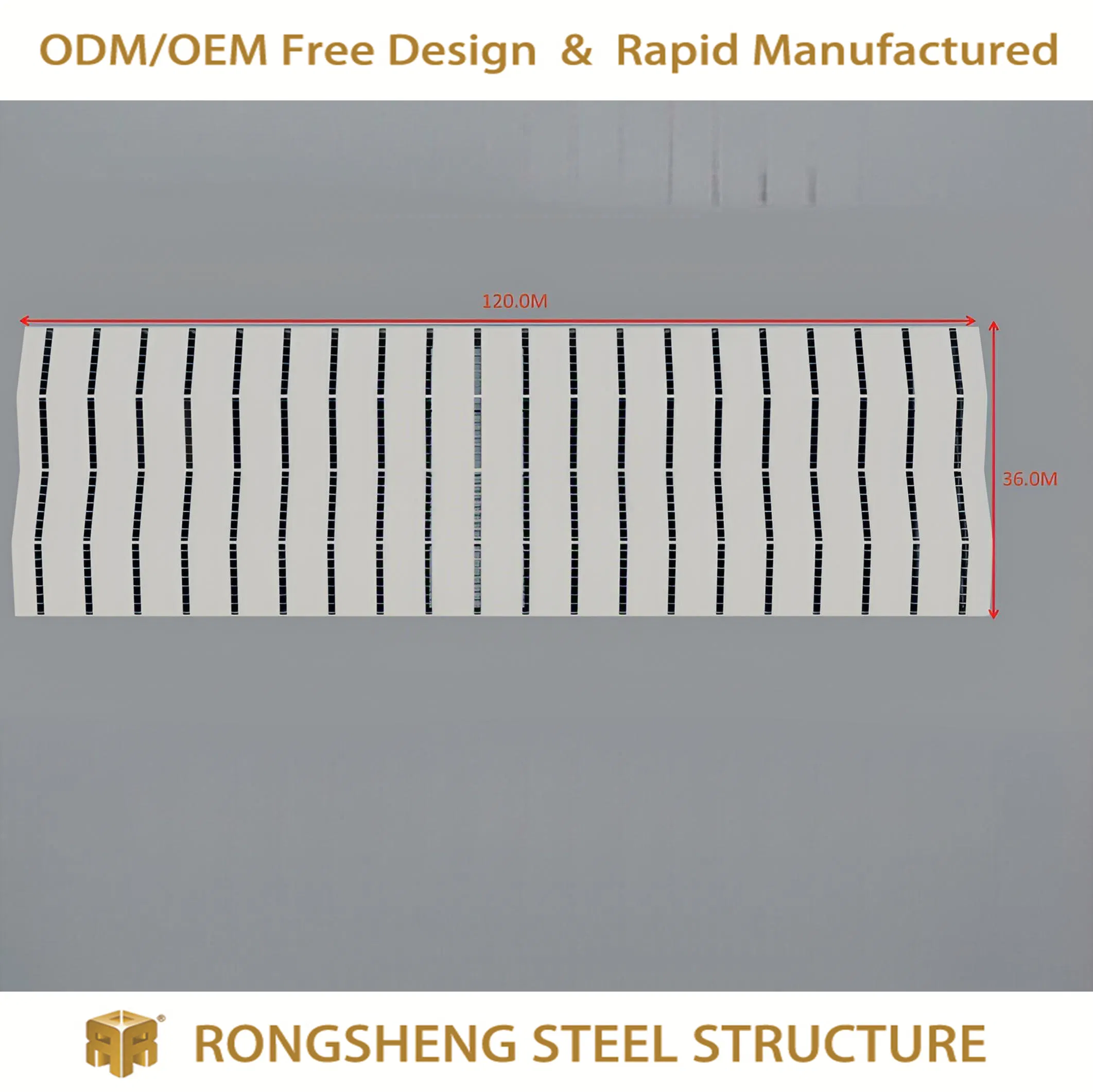 Buen precio China estructura modular de edificio de acero truss duradero y personalizado RS-C9999