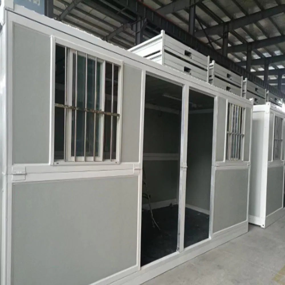 Casa portátil plegable, casa modular de acero práctica, hogar pequeño permanente