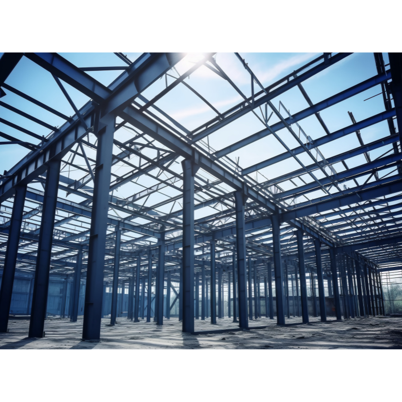 Estructura de acero prefabricada ligera para oficina y hotel, edificio de acero estructural preingeniería