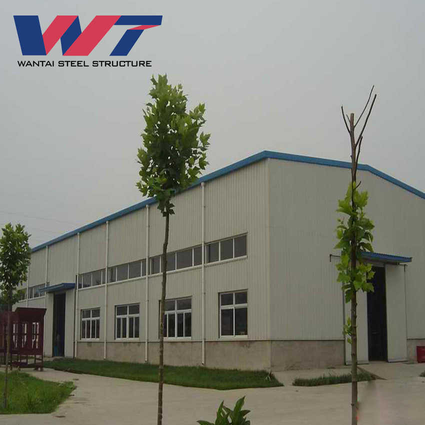 Edificio de estructura de acero para la industria ligera, comercial, agrícola y casa modular para oficinas temporales