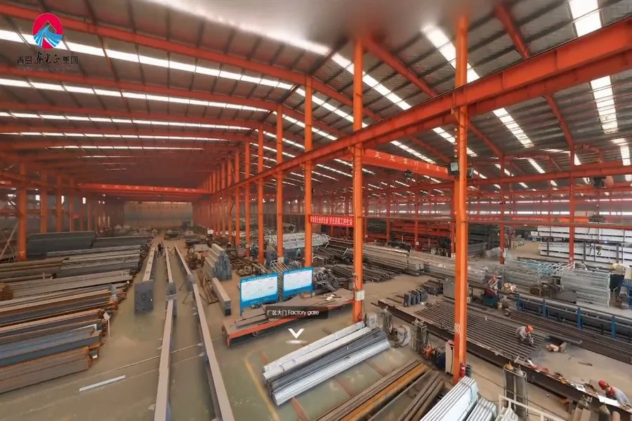 Edificio Modular de Columnas de Estructura de Acero, diseñado de manera eficiente en energía y sostenible